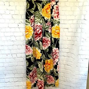 Forever 21 Women's Floral Wide Leg Pants Size Small